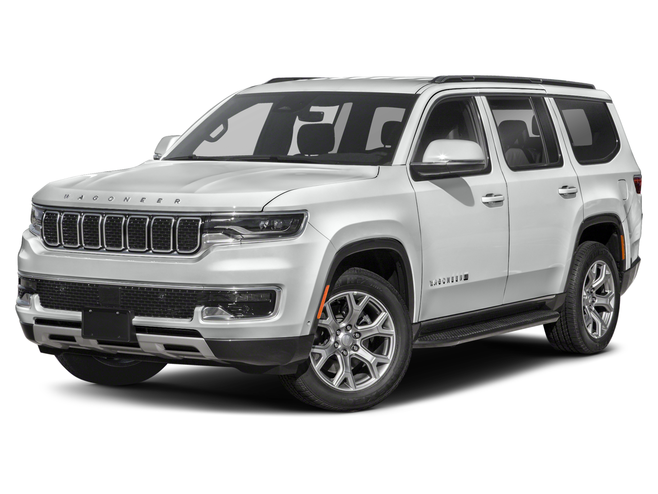 2023 Jeep Wagoneer Series II in Diamond Black Crystal Pearl — front three-quarter view