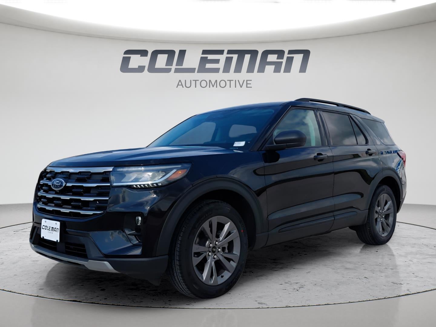 2026 Ford Explorer Active w/200A Pkg in Agate Black — front three-quarter view