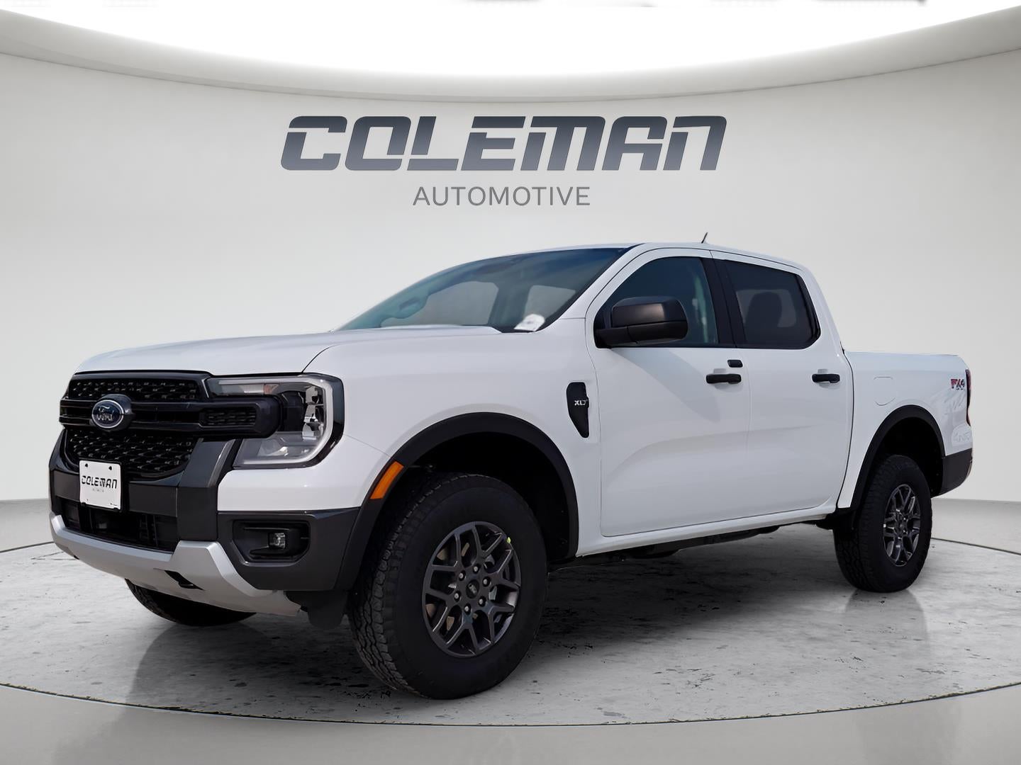 2026 Ford Ranger XLT in Oxford White — front three-quarter view