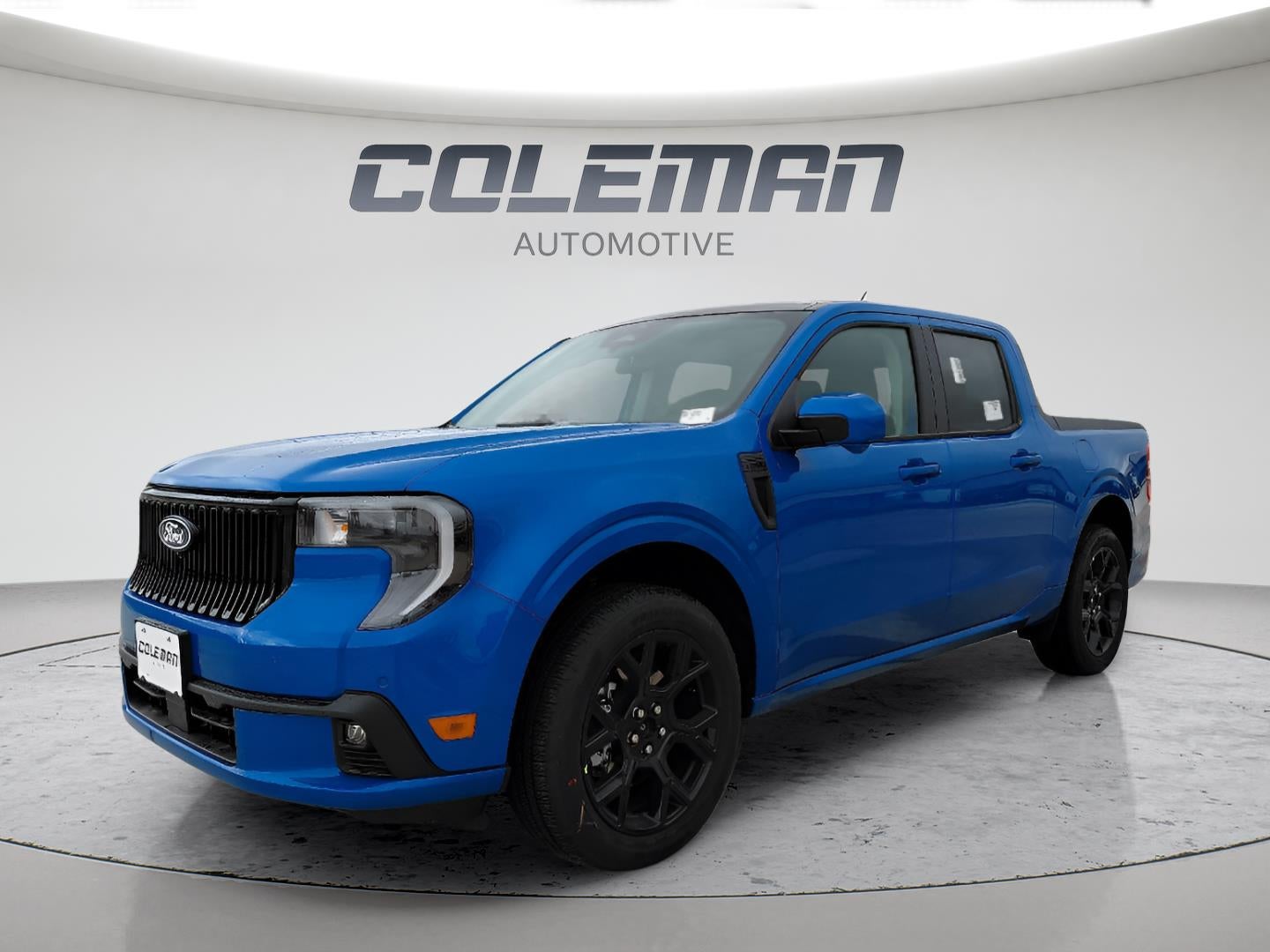 2026 Ford Maverick Lobo High in Velocity Blue — front three-quarter view